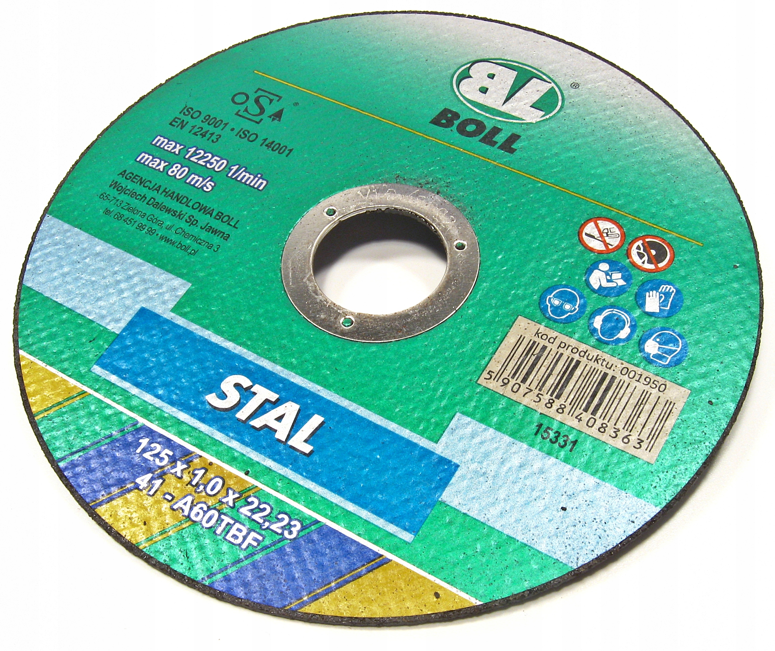 

Boll tarcza do cięcia stali 125 x 1.0 x 22