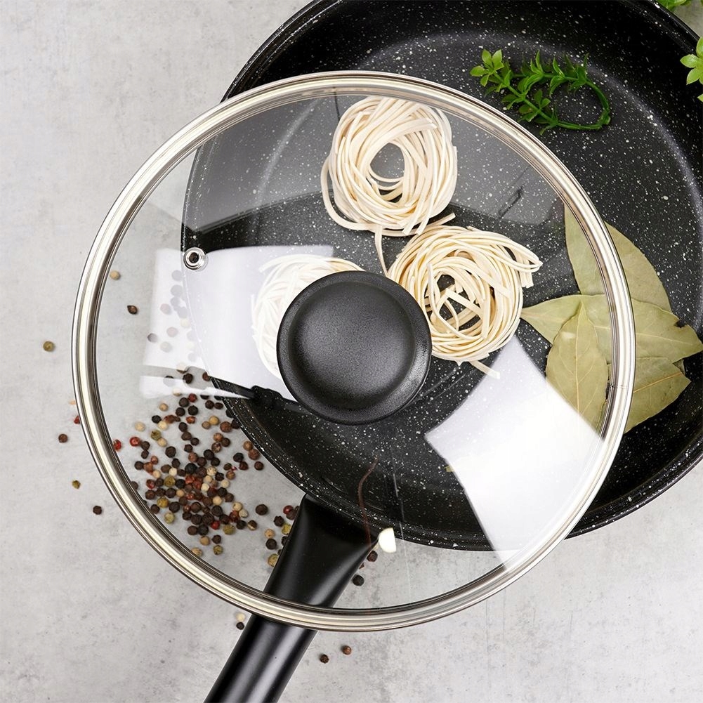 Pokrywka SZKLANA pokrywa do garnka garnków patelni uniwersalna gałka 22 cm Kod producenta 5904316466183