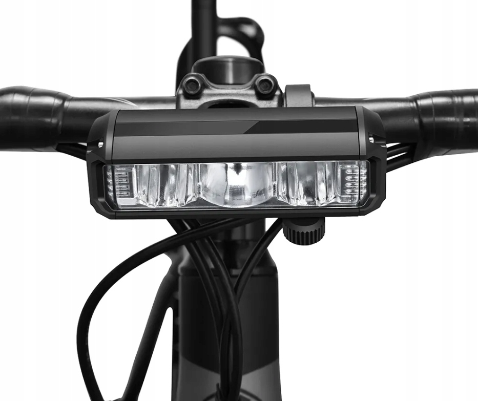 LAMPKA ROWEROWA LED PRZÓD MOCNA 3xLED 900lm