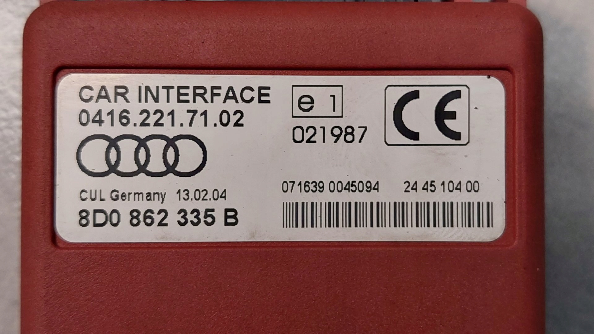 modulo TELEFONU PASSAT B5 1.9 TDI 8D0862335B