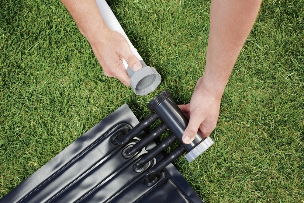 SOLARNY PANEL PODGRZEWAJĄCY WODĘ DO BASENU PODGRZEWACZ DO WODY 110X171CM Producent inna