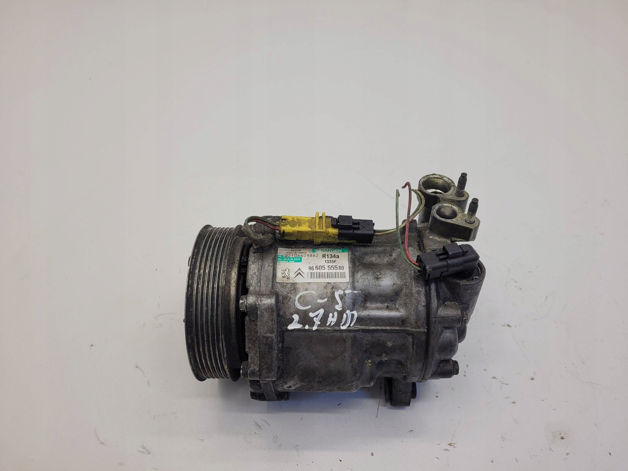 CITROEN C5 III compressor; compressor of the air conditioning 9660555580