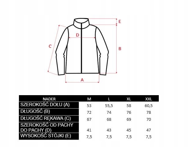 Polar Hi-Tec czarny r. XXL Linia plus size (duże rozmiary)