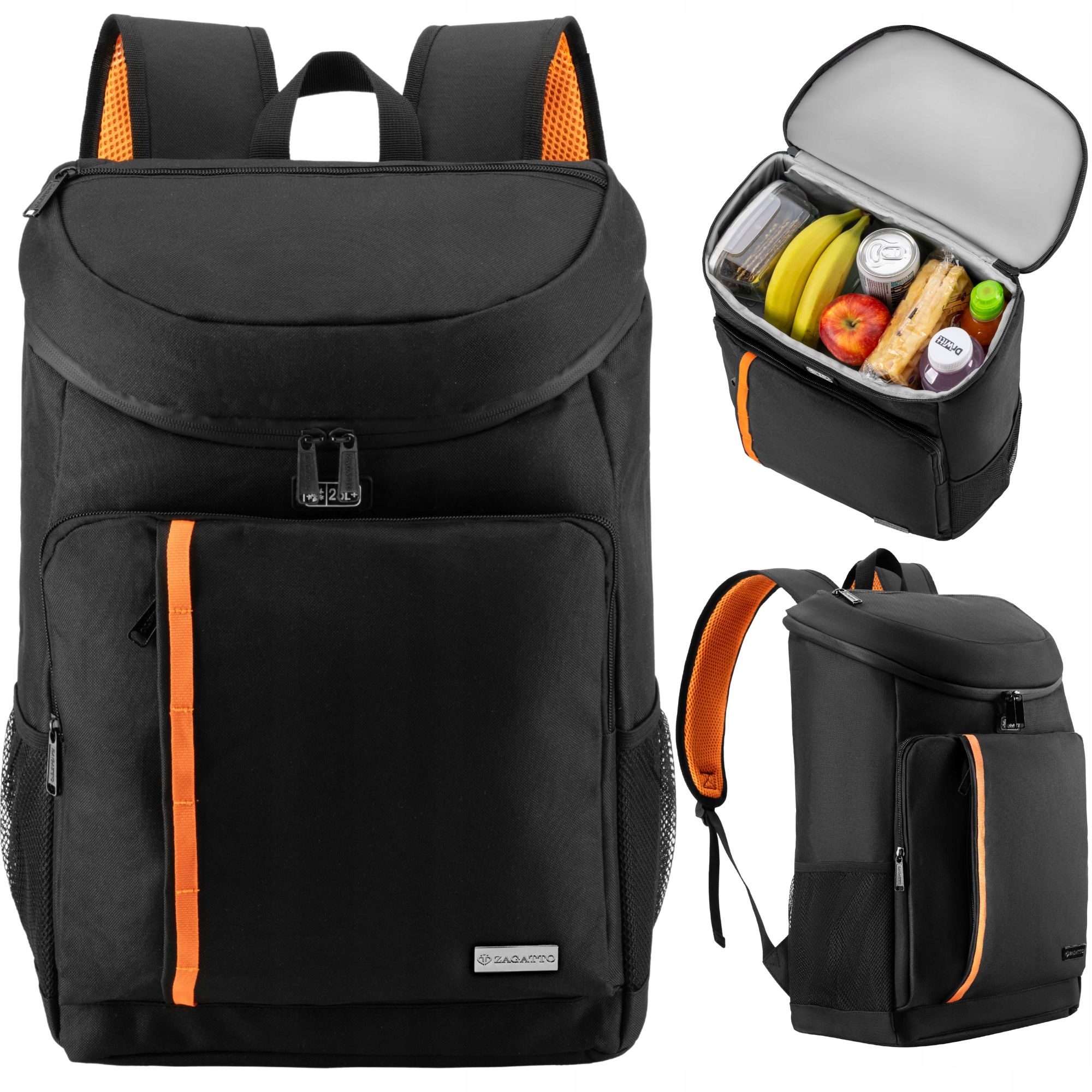 Plecak termiczny wodoodporny torba termoizolacyjna podróżna plażowa Zagatto