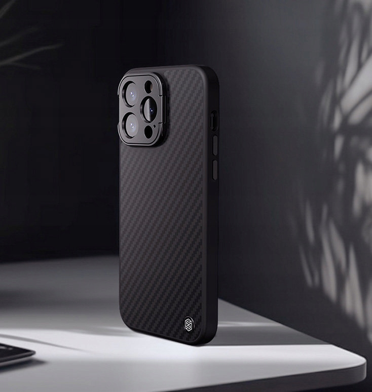 NILLKIN PANCERNE ETUI DO IPHONE 14 PRO CASE OBUDOWA PLECKI POKROWIEC OSŁONA Kolor czarny