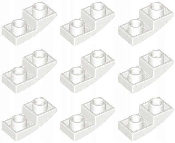 

Lego 24201 Skos 2x1 biały Nowy (3g) 9 szt.