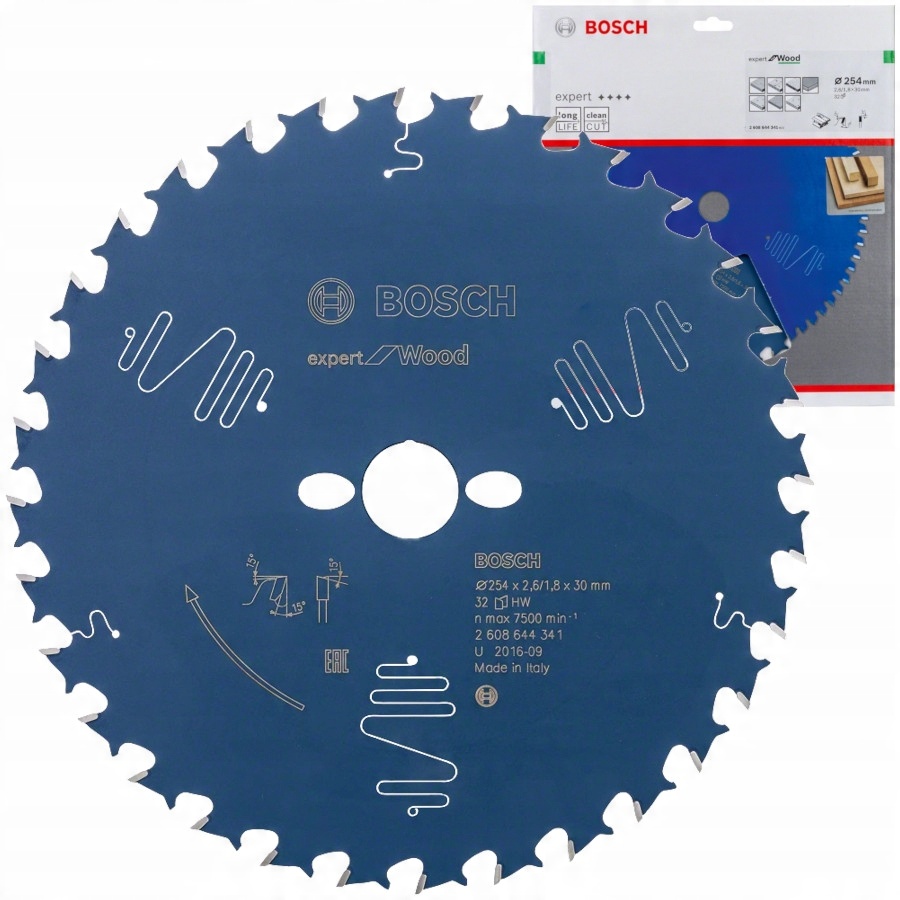 

Piła tarczowa do drewna 254mm x 30mm 32z Bosch
