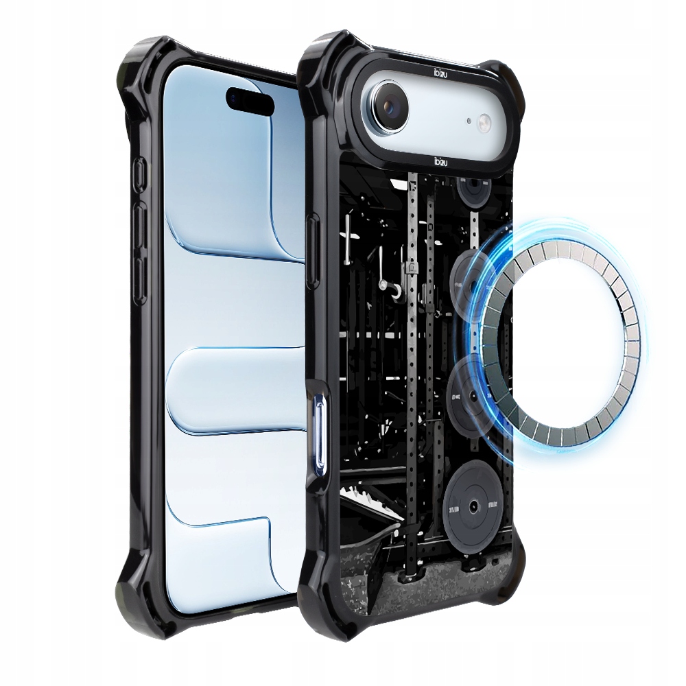 Pouzdro pro iPhone Air Ibizu DropGuard Ultra s MagSafe, #Move, Železná stanice