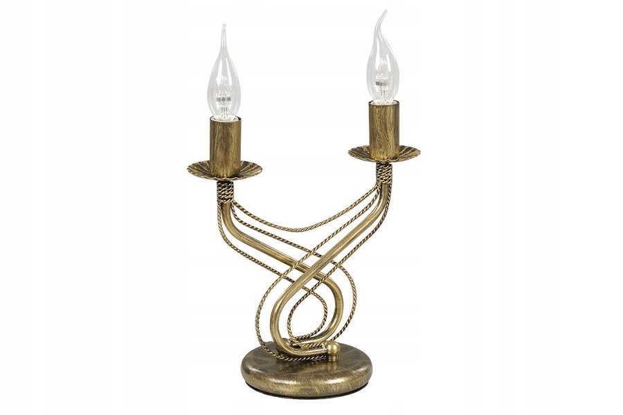 Lampička Tori na stôl do elegantnej pracovne, ako barokový kandeláber