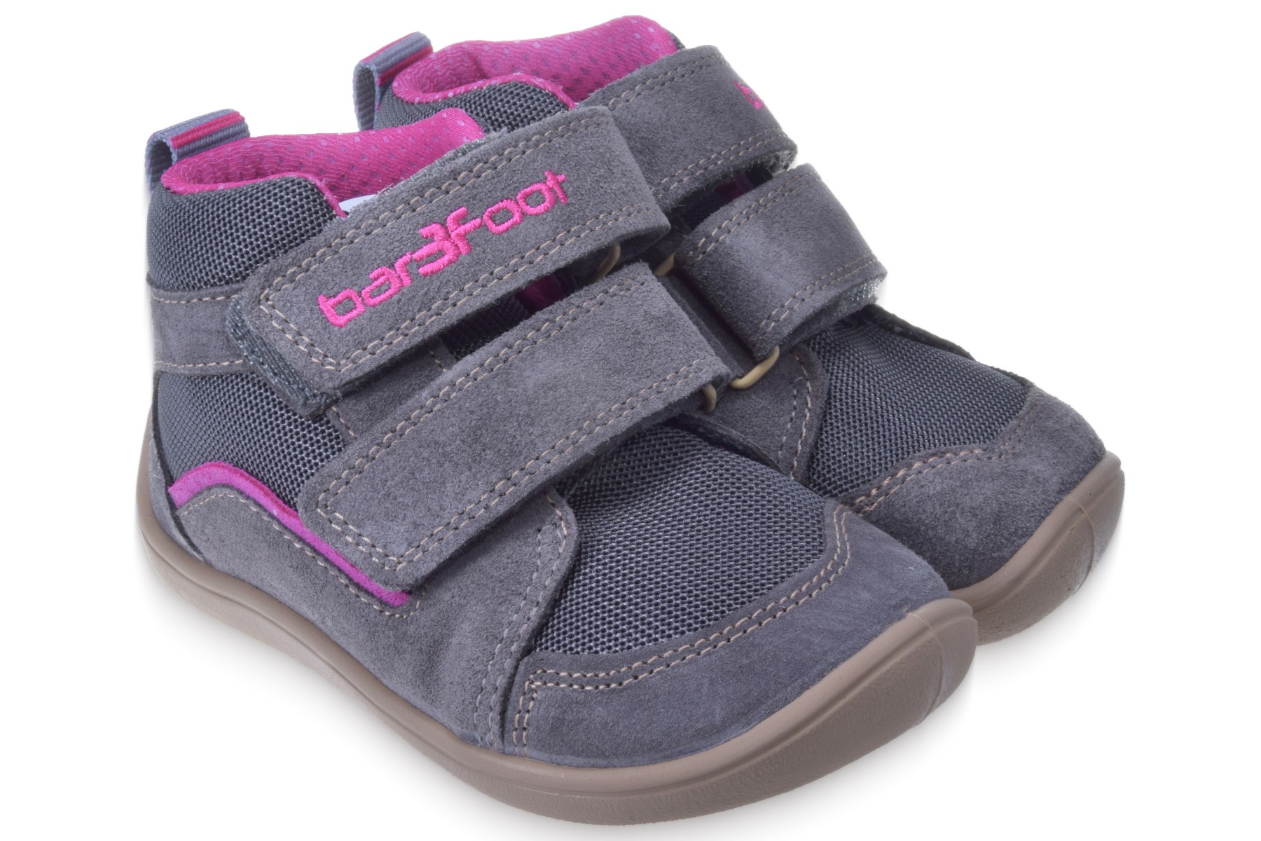 Barefoot Półbuty Dziecięce Dla Dziewczynki na Rzepy Buty 3F Bar3foot 26