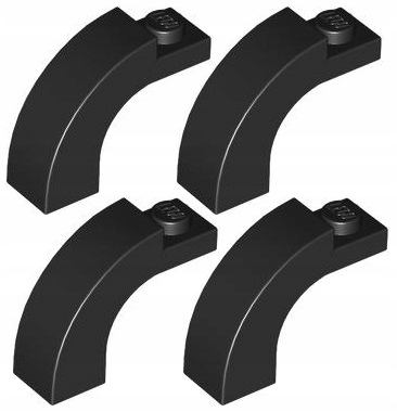 

Lego Łuk 1x5x4 Czarny/Black (6005/4618880) x4
