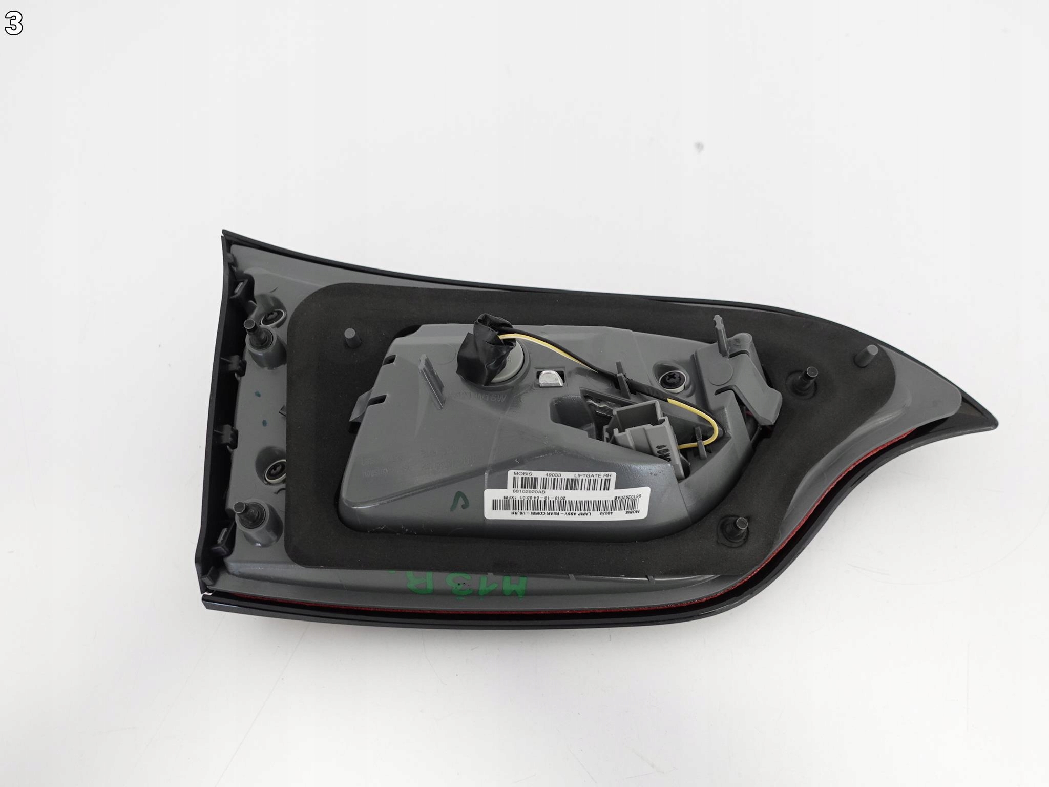 JEEP CHEROKEE KL 14-18 feu droit LED arrière du capot