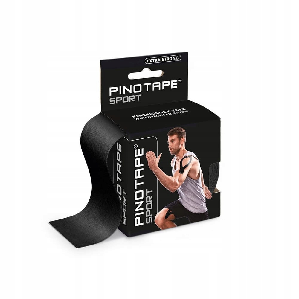 

Pinotape 5cmx5m wodoodporne, mocne tejp Czarny