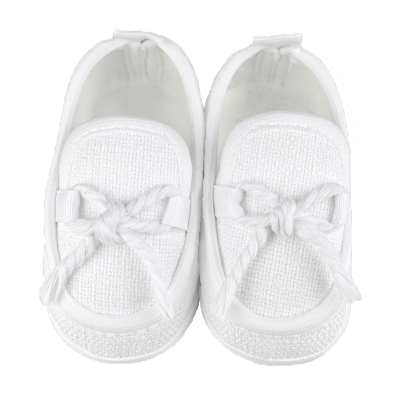 

Mokasynki niechodki Chrzest białe 10