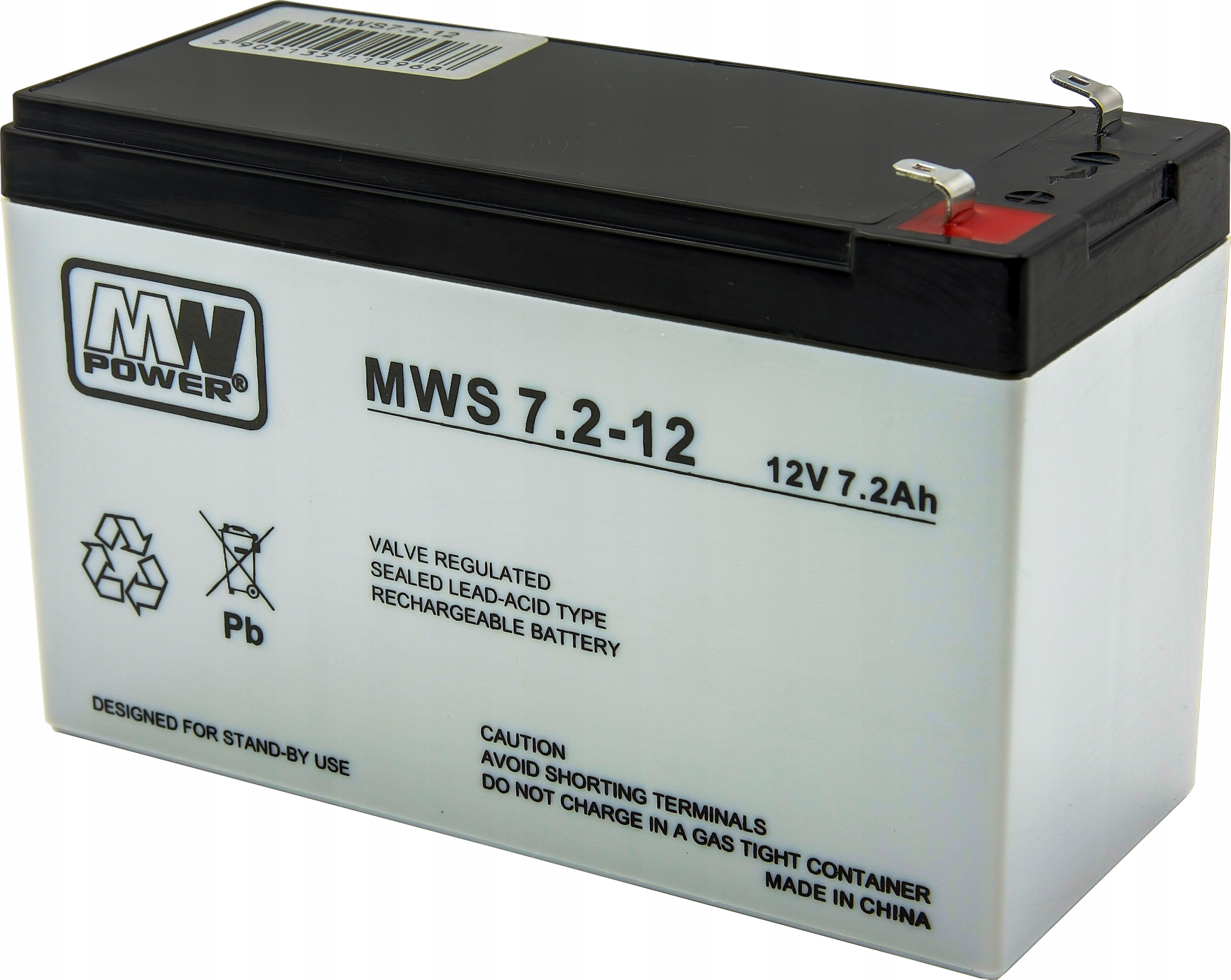 

Akumulator Agm 12V 7.2Ah (wymiar 7Ah) Ups Alarm