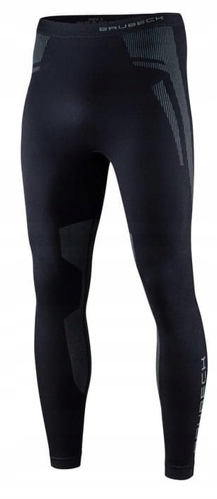 Brubeck Dry Men Black Graphite Pánské Termoaktivní Kalhoty XXL