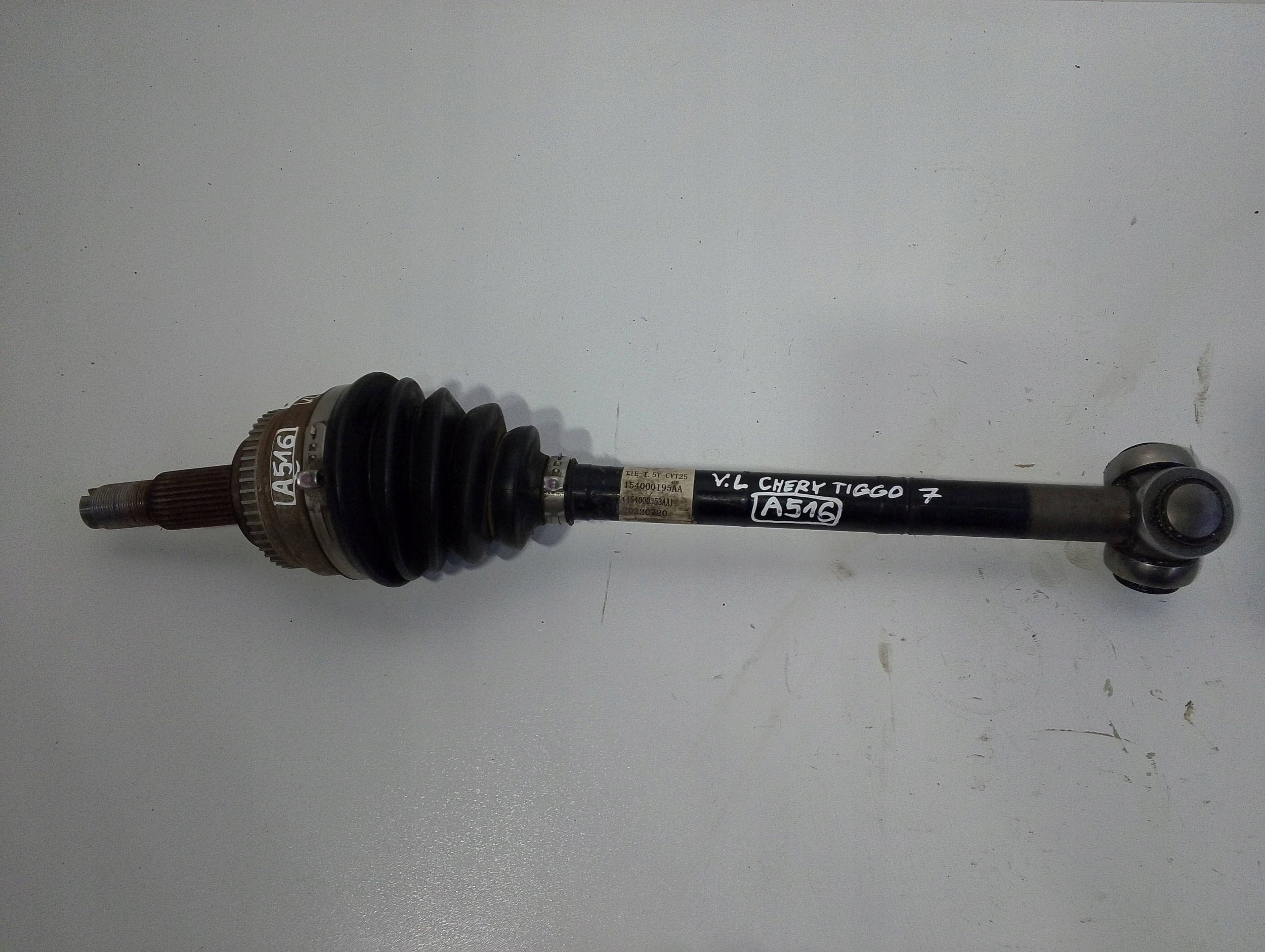 CHERY TIGGO 7 semi-axis front left 20220720 154000195AA (A516)28 ZEBOW