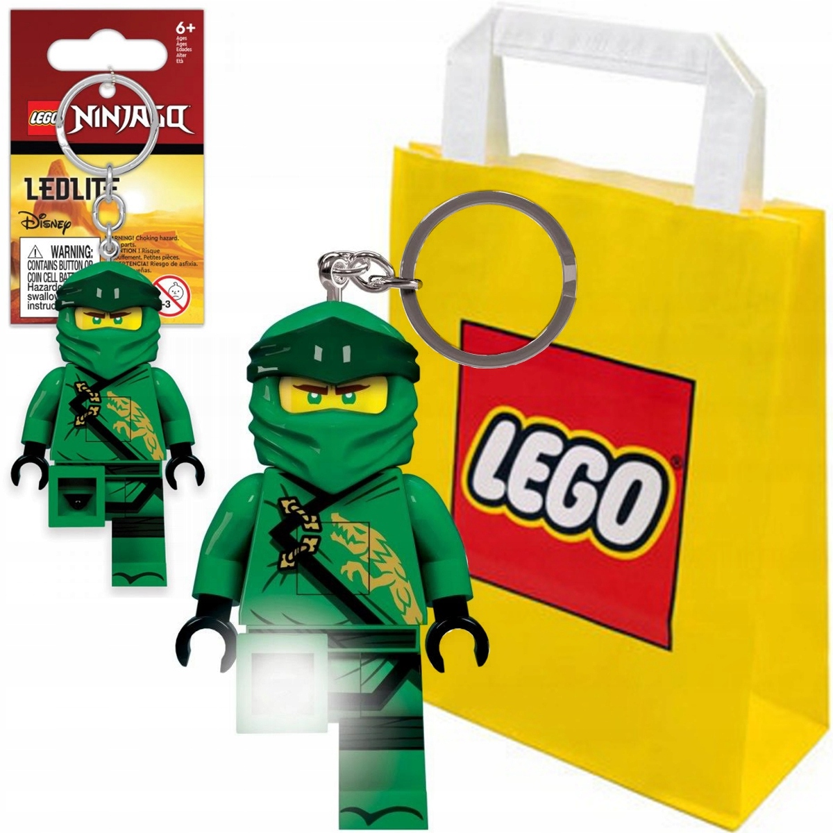 Lego Ninjago Brelok Latarka Led Lloyd Breloczek Z Latarką +torba Prezentowa