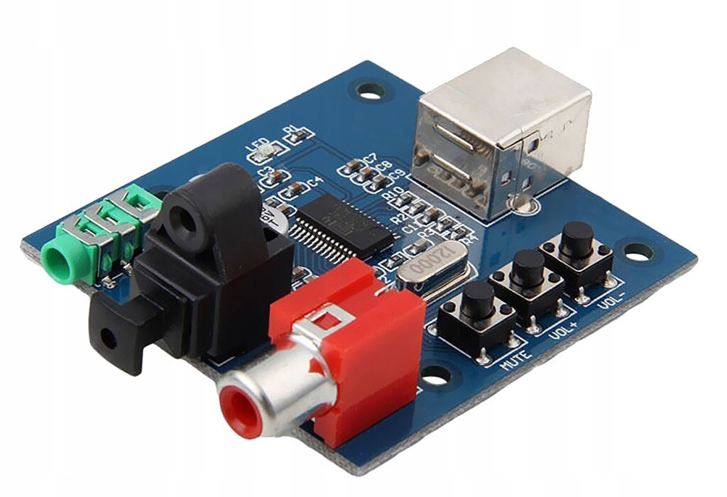 583 karta USB DAC PCM2704 - OPTICAL + COAXIAL Stan opakowania oryginalne