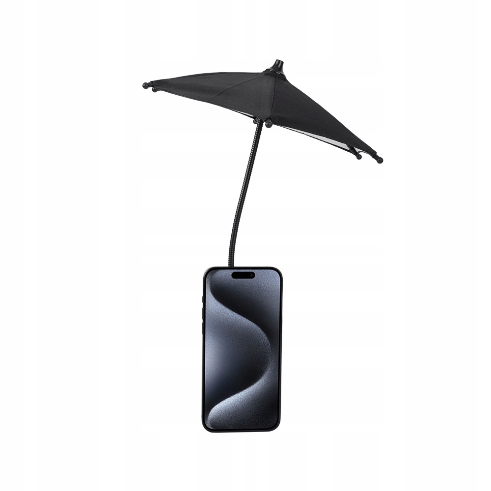 Mini Parasolka Parasol Osłona na Deszcz Słońce Magnes do Telefonu Smartfona Średnica czaszy 25 cm