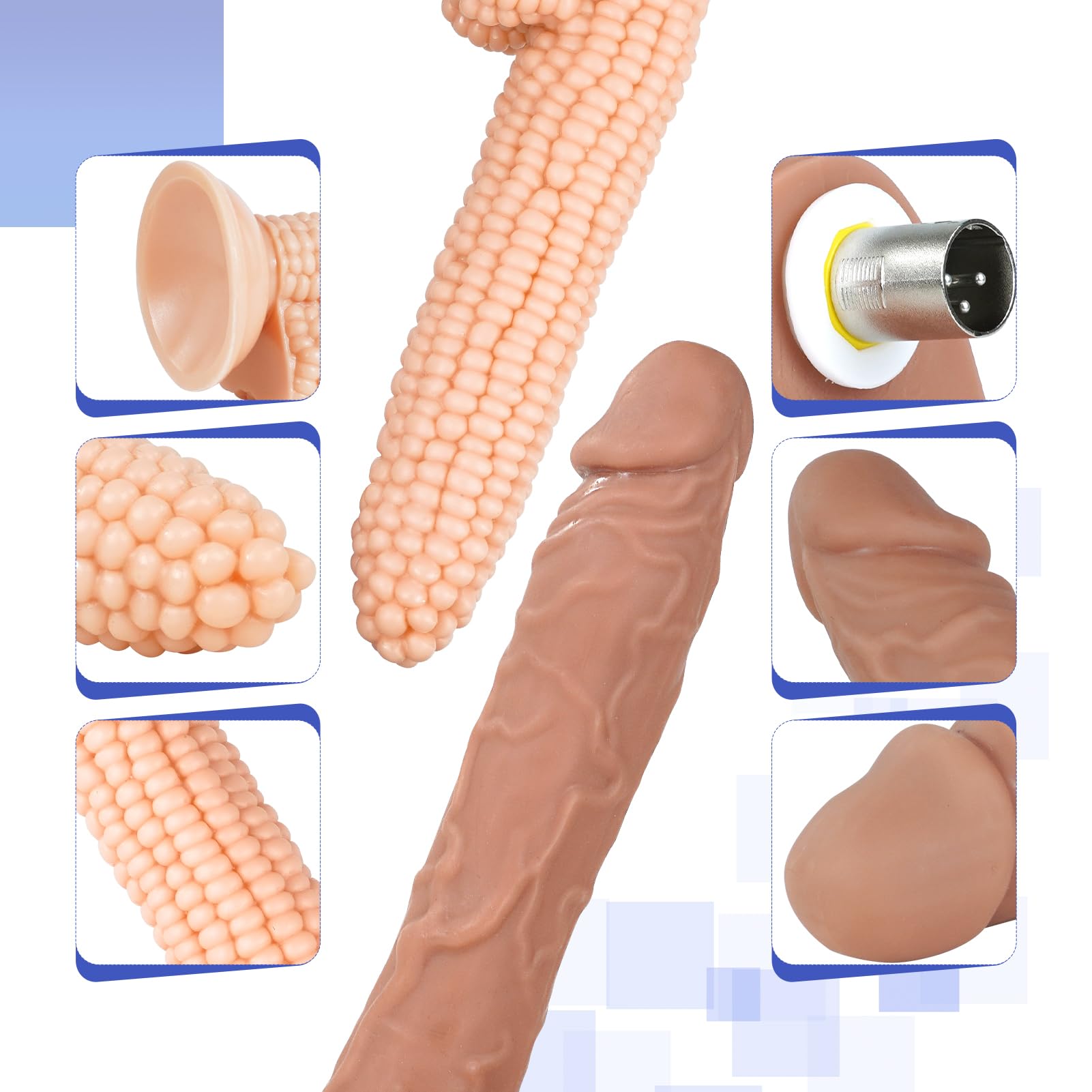 ANNGEOK Automatyczna Maszyna Seksualna Dildo Dla Mężczyzn i Kobiet — miniatura 3