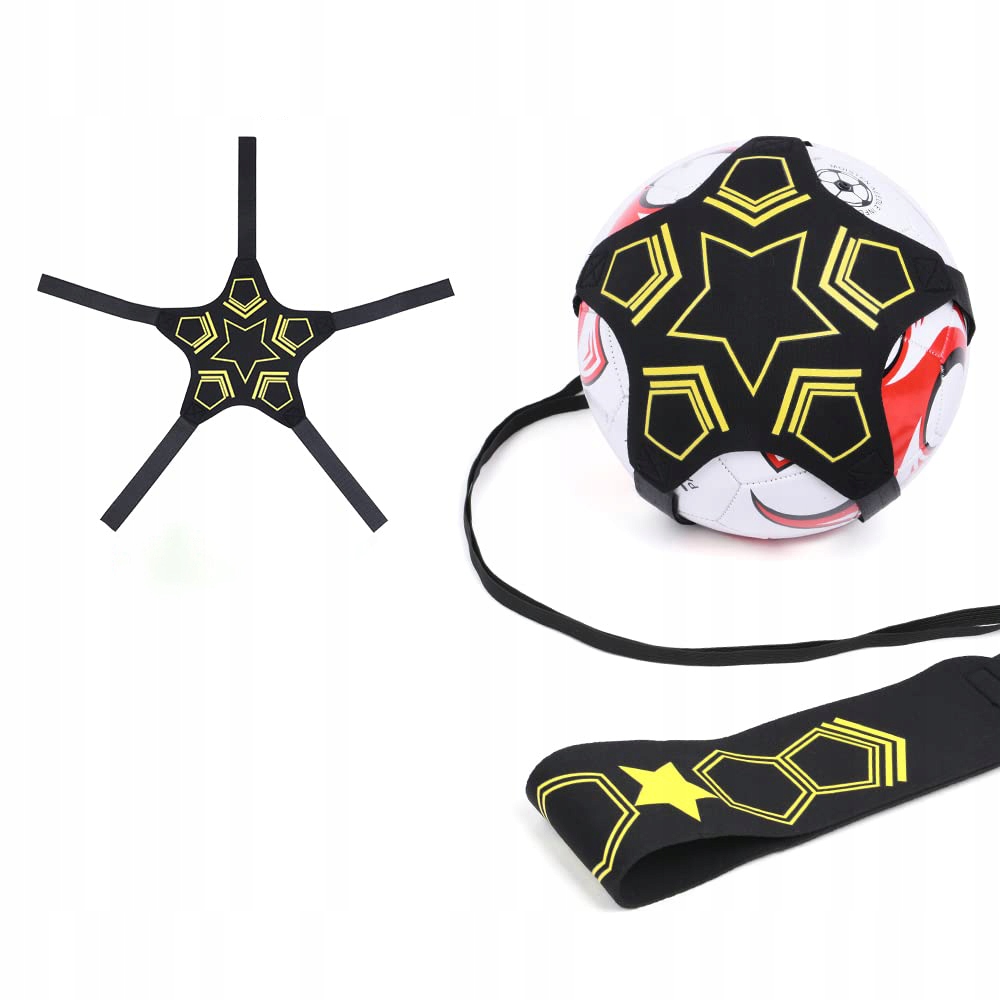 PAS TRENINGOWY DO PIŁKI NOŻNEJ REGULOWANY OPASKA DO TRENINGU PODAŃ STRZAŁÓW Rozmiar uniwersalny