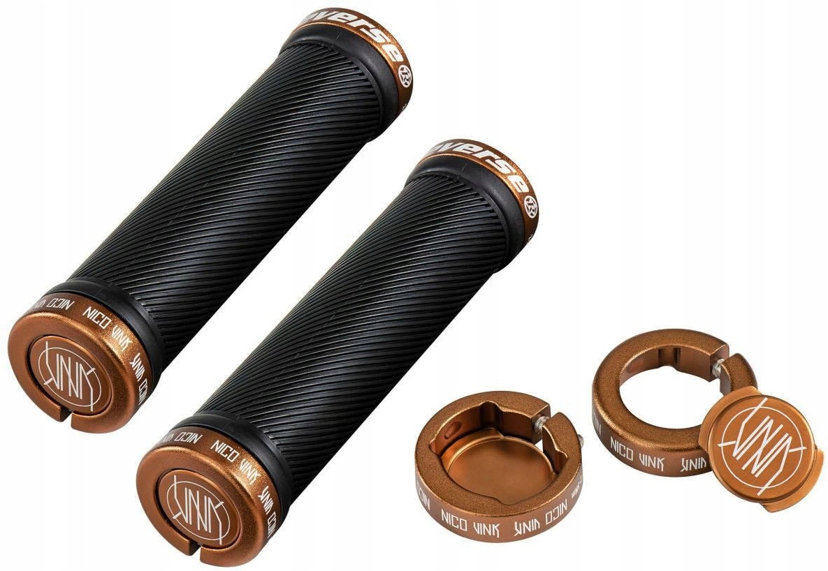 Chwyty Gripy Reverse Nico Vink 30mm 130mm blk/copper Dh Enduro