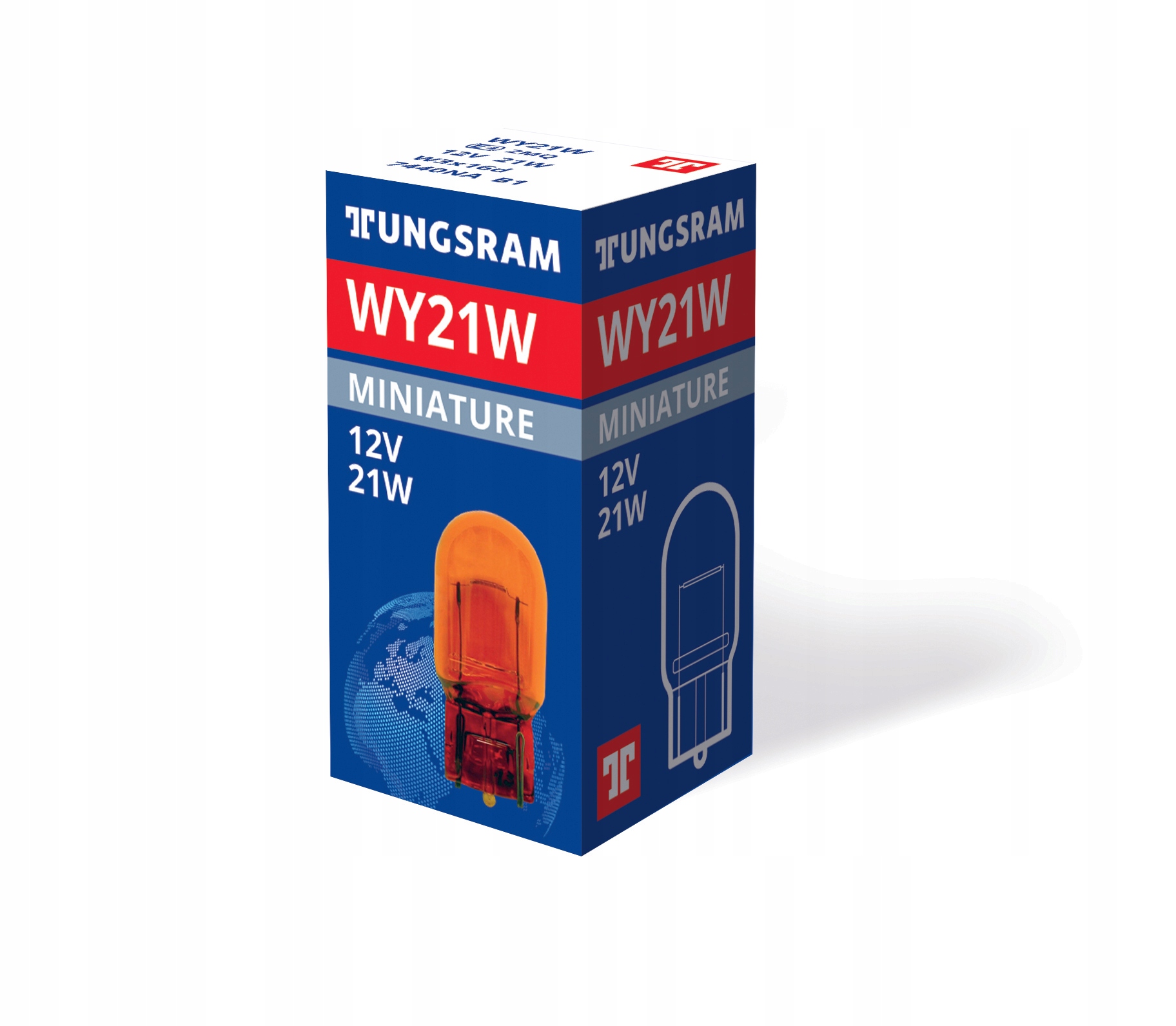 

Żarówka Tungsram WY21W 12V 21W W3x16d, 1 szt.