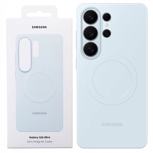 Pouzdro Zadní Kryt Samsung Galaxy S26 Ultra Slim Magnet Case Modré Originální