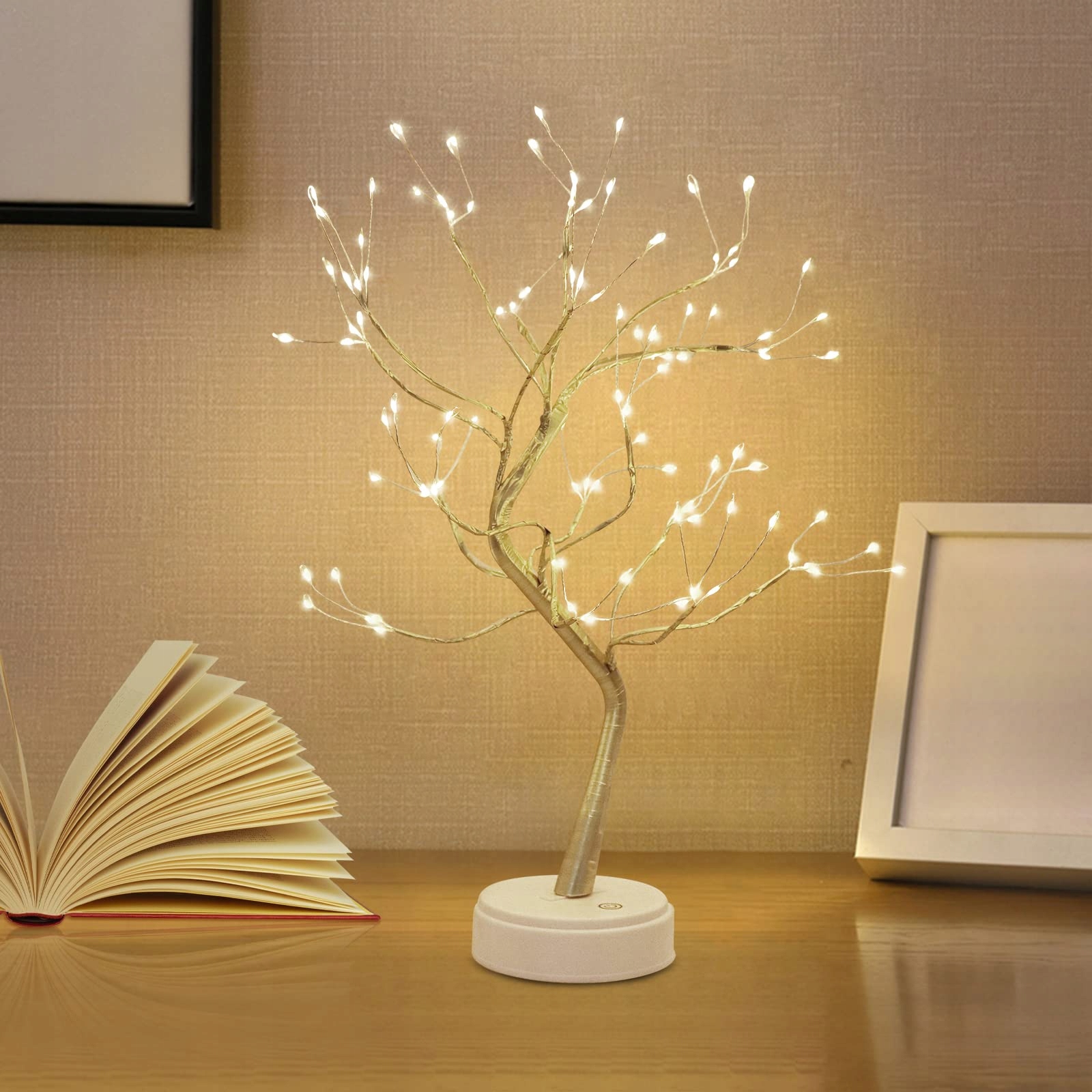 Kinamy Drzewko Bonsai Led Regulowana Lampka Dekoracyjna — miniatura 5