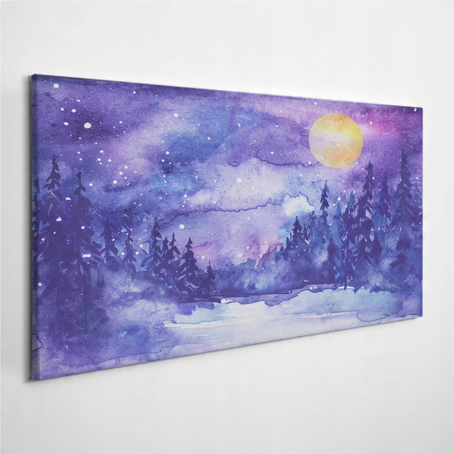 

Fotoobraz na płótnie Księżyc Drzewa Śnieg 120x60