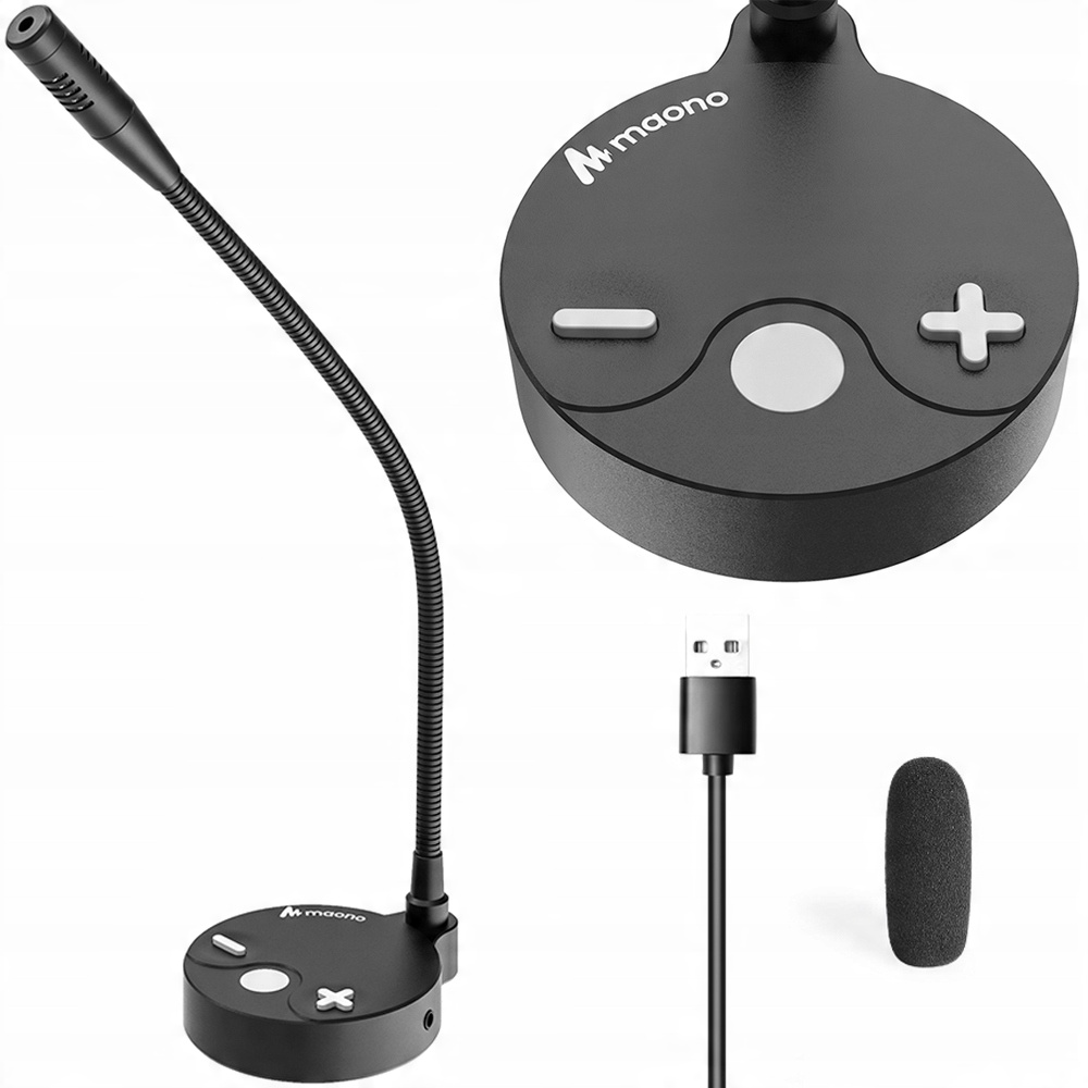 

Mikrofon pojemnościowy Usb do komputera Maono GM10