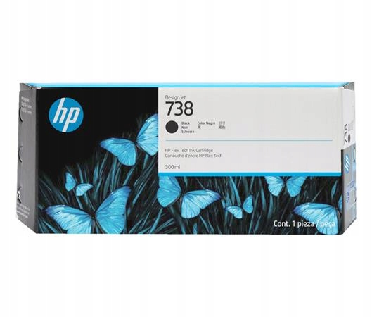 Hp Ink Cartridge 738/Black/300 ml