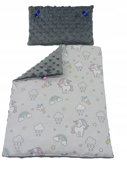 KOMPLET POŚCIELI DLA LALEK BOBAS, BORN. KOŁDERKA I PODUSZKA DLA LALKI