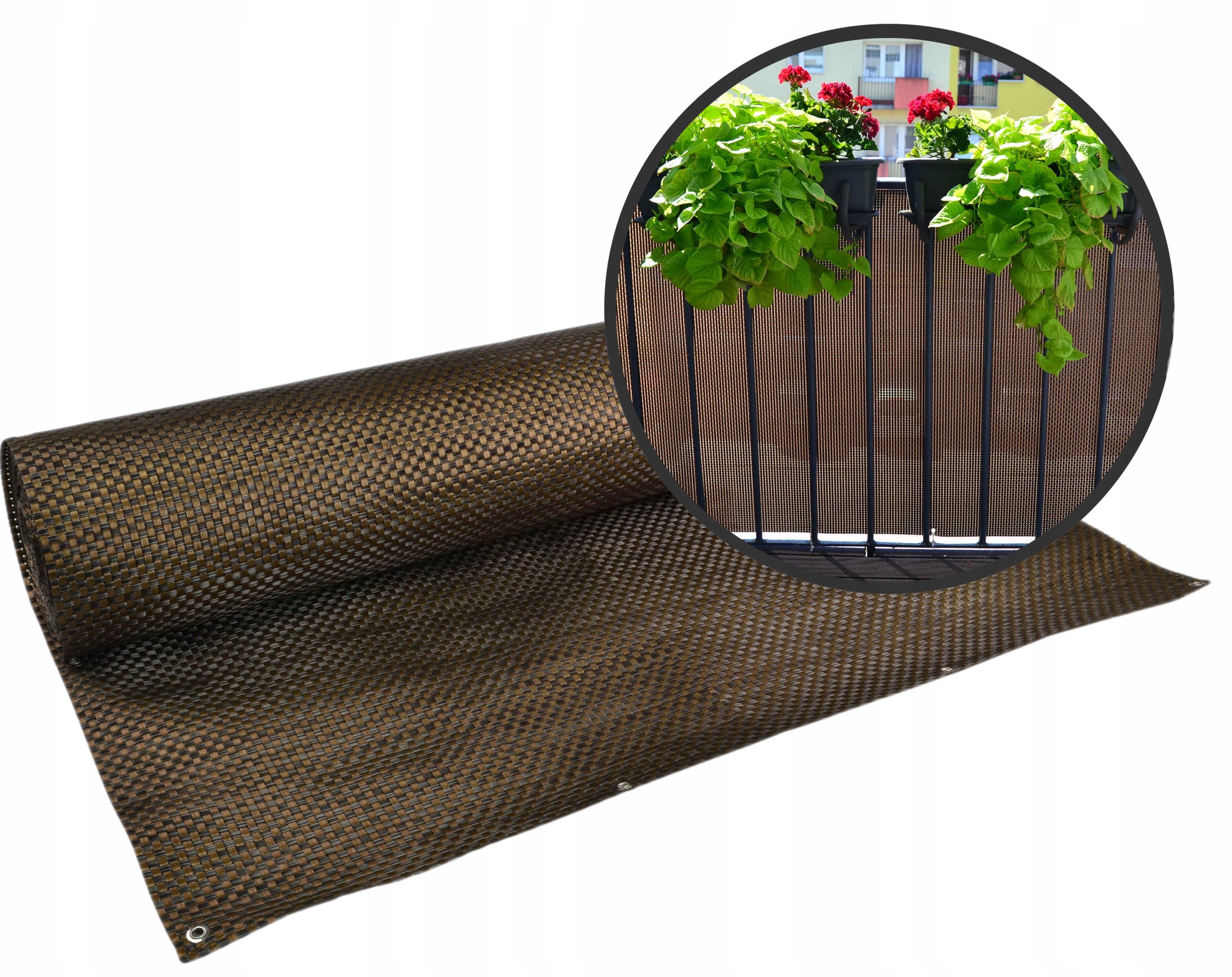 

Osłona Balkonowa Rattan Balkon Mata Na Wymiar L/h