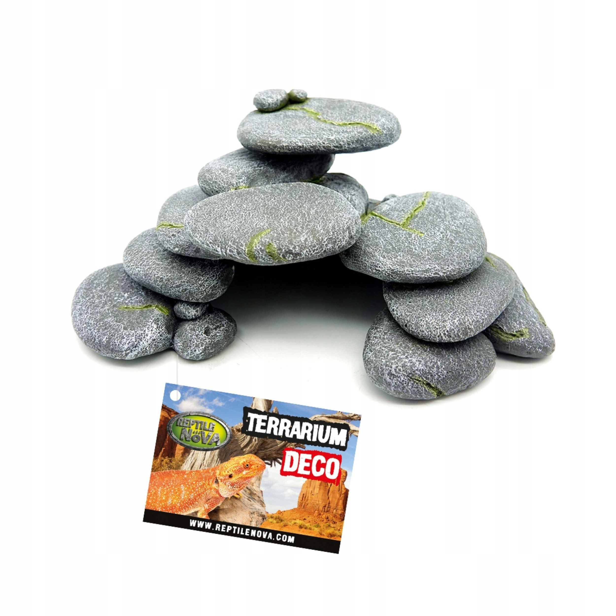 Levně Reptile Nova Kamenný úkryt Dekorace do terária 25x17x10 cm