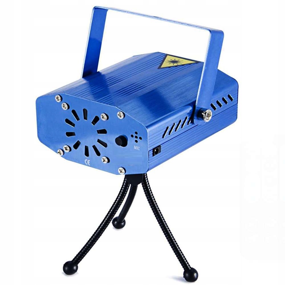 PROJEKTOR LASEROWY DJ LASER DISCO CZUJNIK DŹWIĘKU STROBOSKOP DYSKOTEKOWY Model DISCO