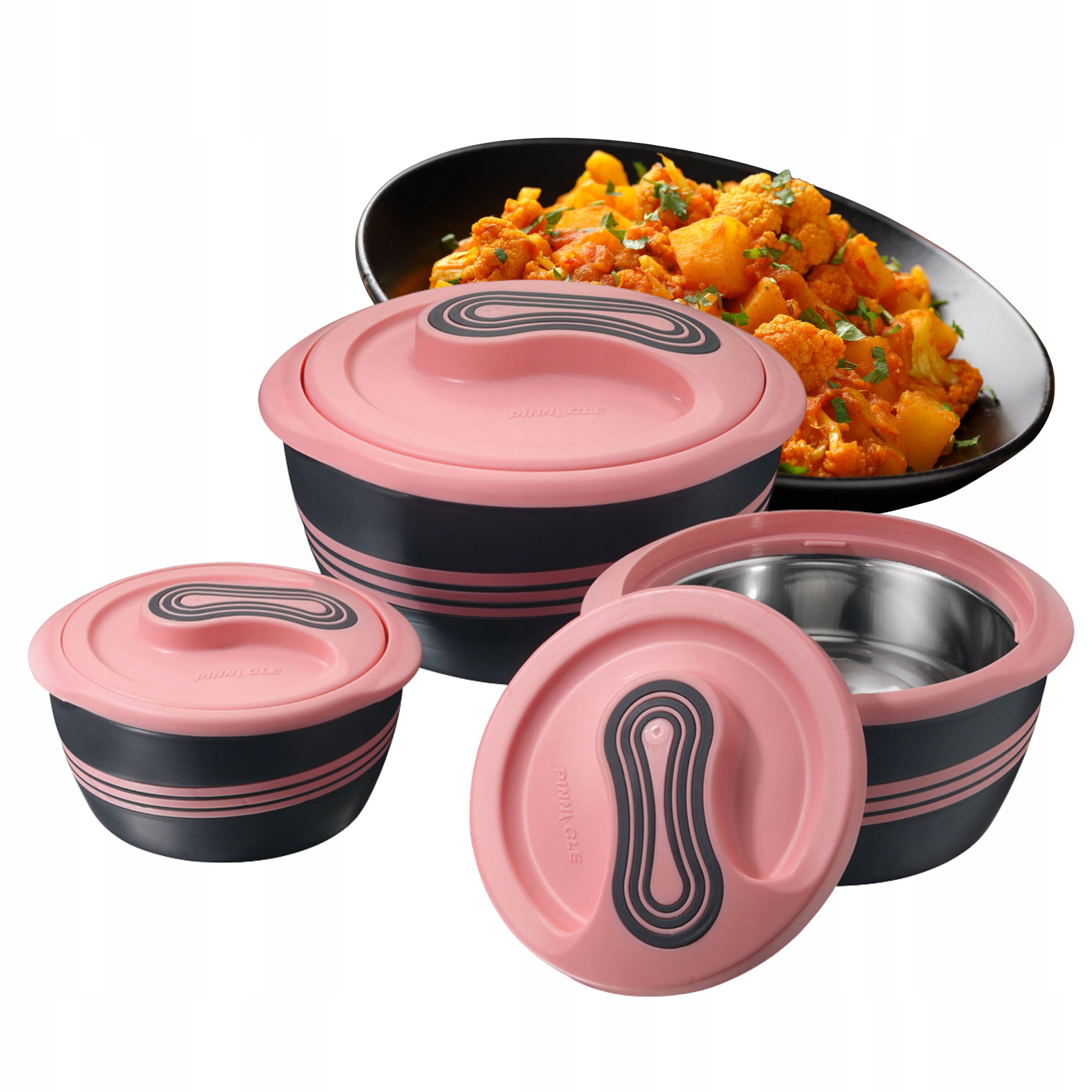 Śniadaniówka Termos Obiadowy Termiczny na żywność Pinnacle Palazio Różowe