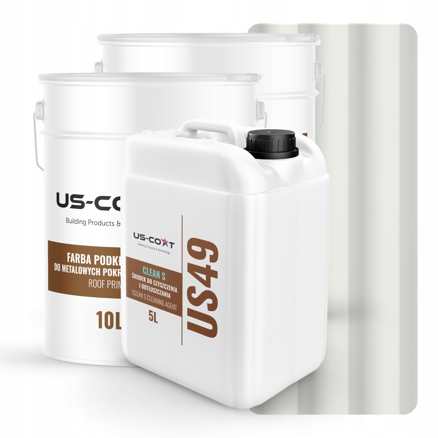 Farba Na Strechu Kovová Základná Odtučňovač Biela Signálna RAL9003 74m2 Satén