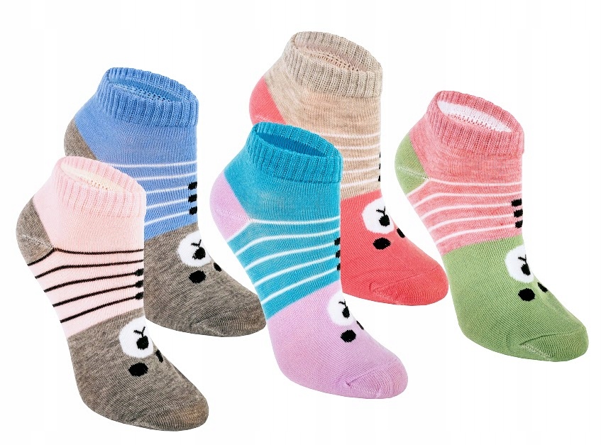 

5 X stopki skarpety skarpetki miś kids 35-38