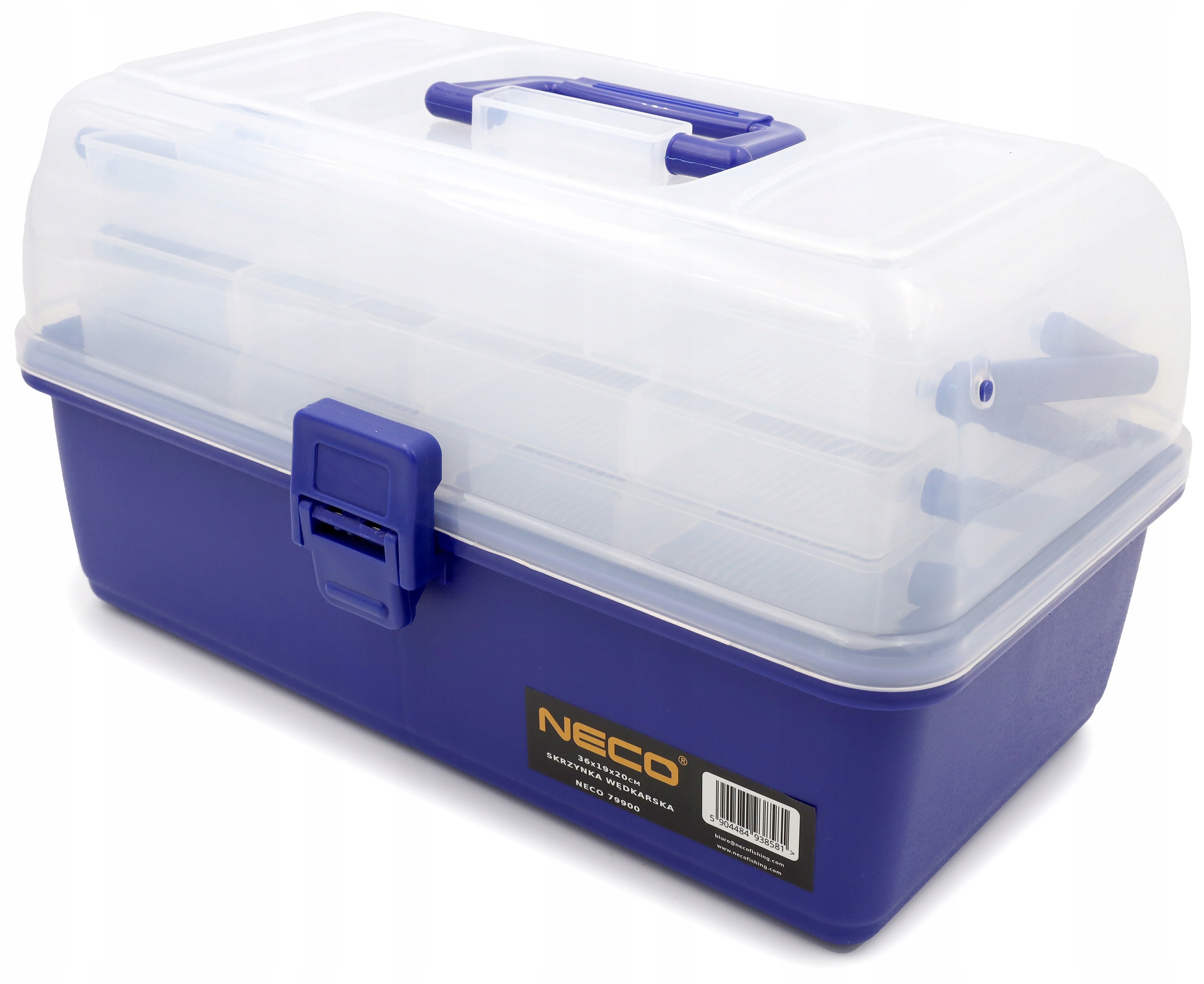 SKRZYNKA WĘDKARSKA PUDEŁKO WĘDKARSKIE NA AKCESORIA