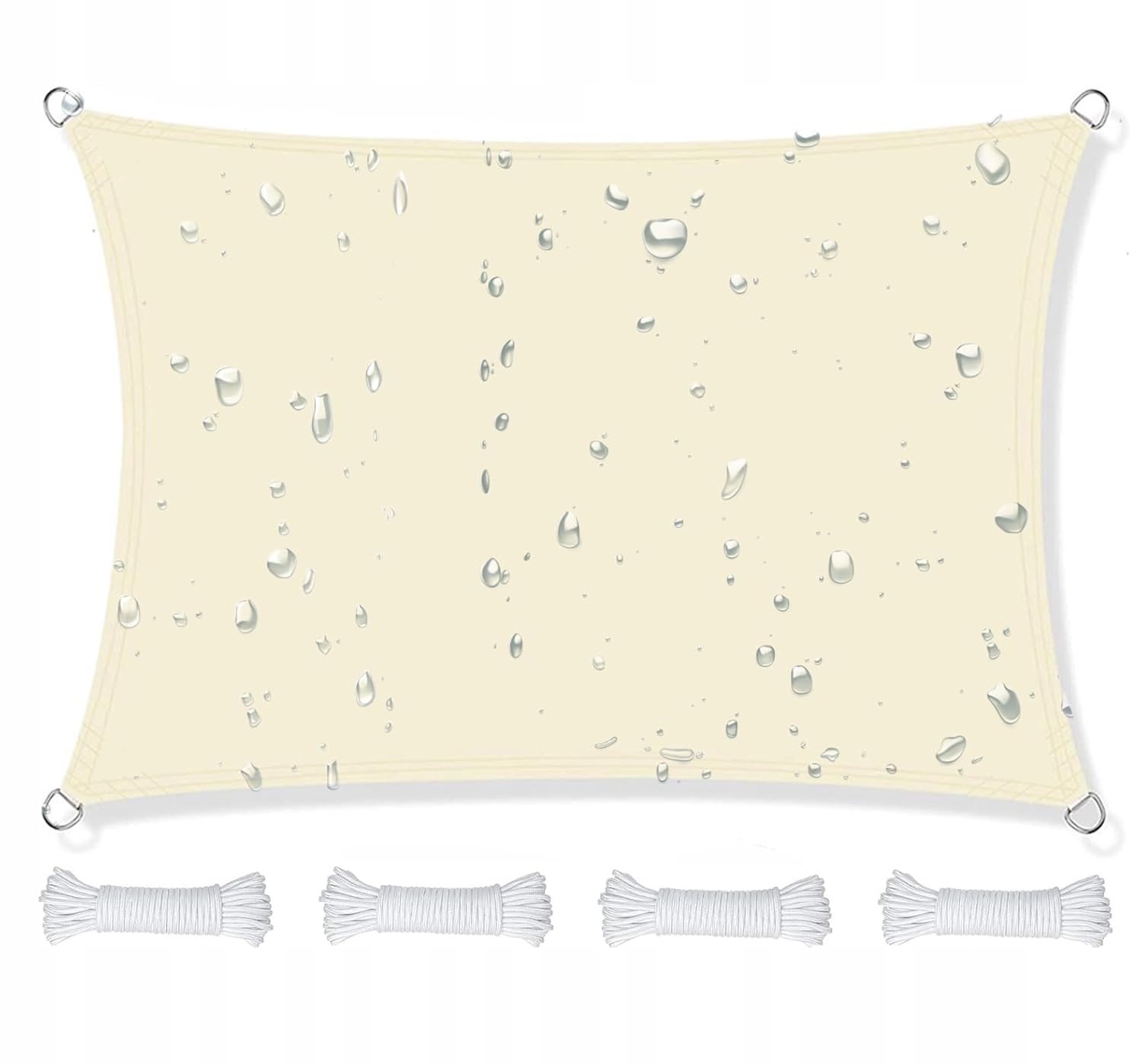 Sluneční Plachta 4x5M Voděodolná Markýza Uv Zatemňovač Zahradní