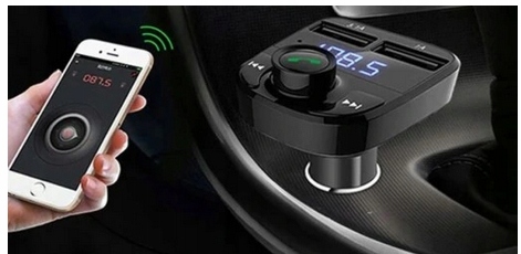 TRANSMITER FM USB BLUETOOTH MP3 ŁADOWARKA SAMOCHÓD Model 1114