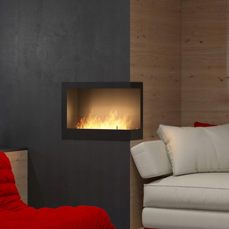 Biokominek do zabudowy narożny prawy 60cm Corner R 600 z Szybami Simplefire Stan opakowania oryginalne
