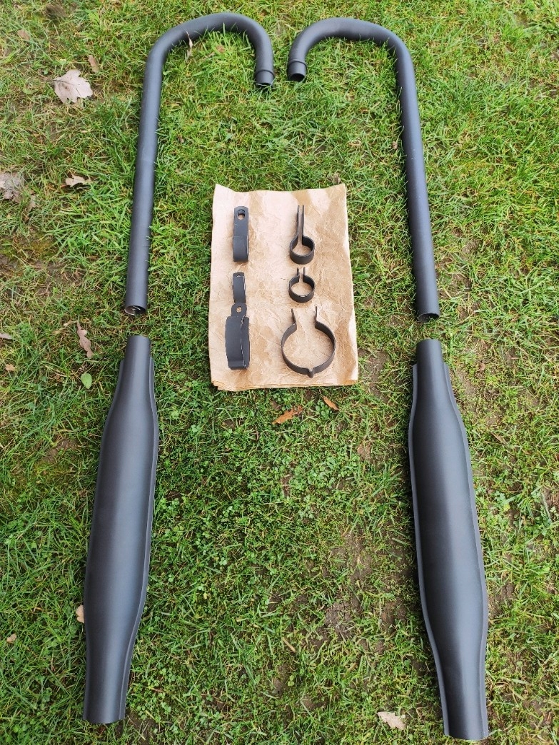 Dněpr K-650 MW-650 Výfuk Tlumič Koleno Doutníku