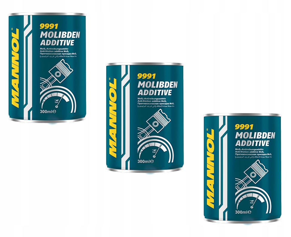 3x Mannol Molibden Dodatek Do Oleju 9991 300 ml