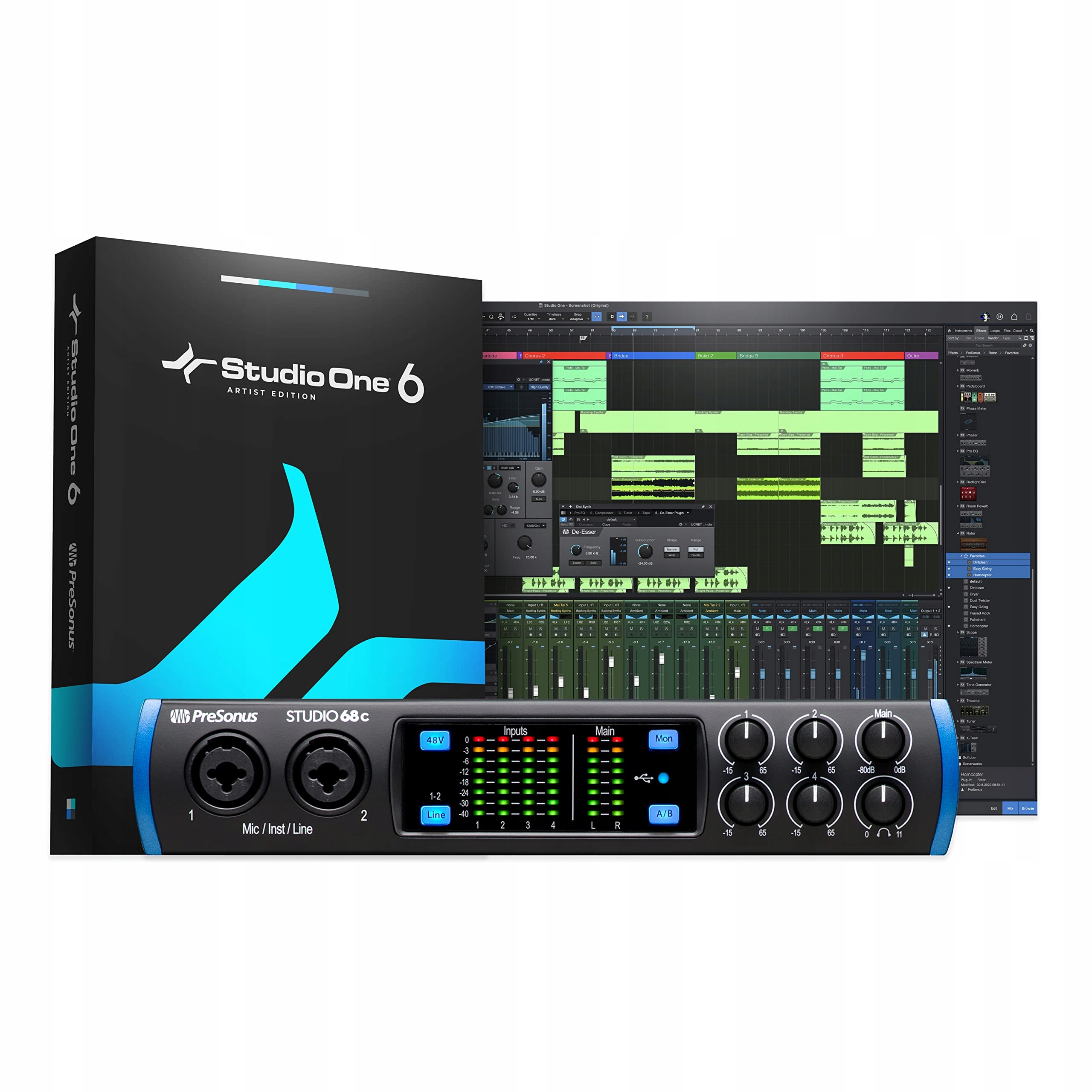 PreSonus Interfejs audio USB-C Studio 68C