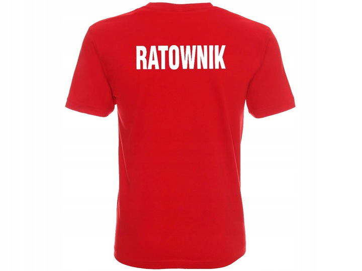 RATOWNIK STRAŻ T-shirt KOSZULKA Bawełna r. M Model t-shirt