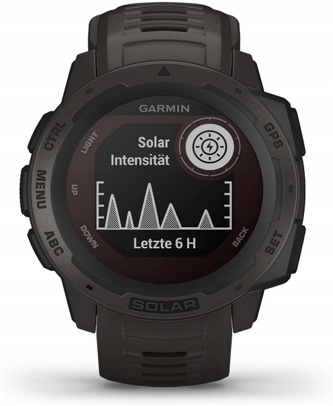 Zegarek Smartwatch Garmin Instinct Solar Graphite EAN (GTIN) 753759235895