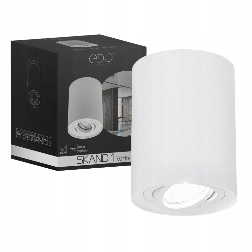 

Oprawa natynkowa halogenowa tuba Led ruchoma GU10